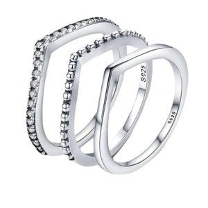 SOLD! 925 Sterling Silver Stacking Ring